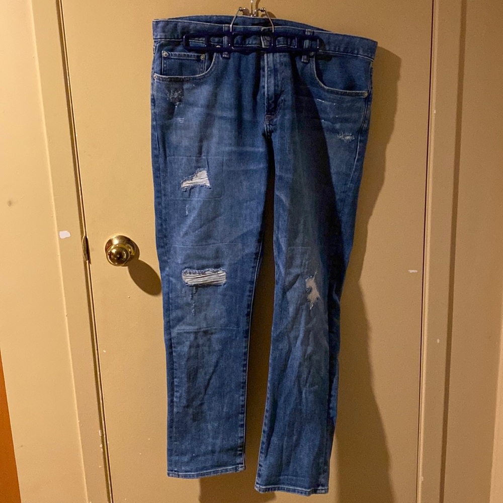 Mens ripped jeans
